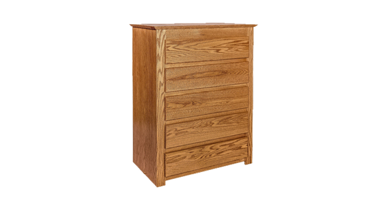 5-Drawer Dresser-java Black Enamel