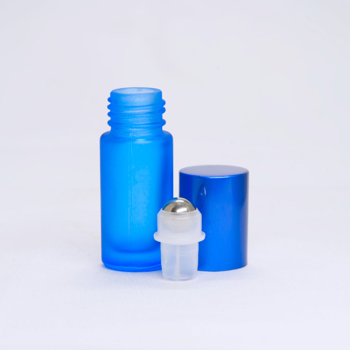 Roll-On-Flasche farbig, Glas 5 ml